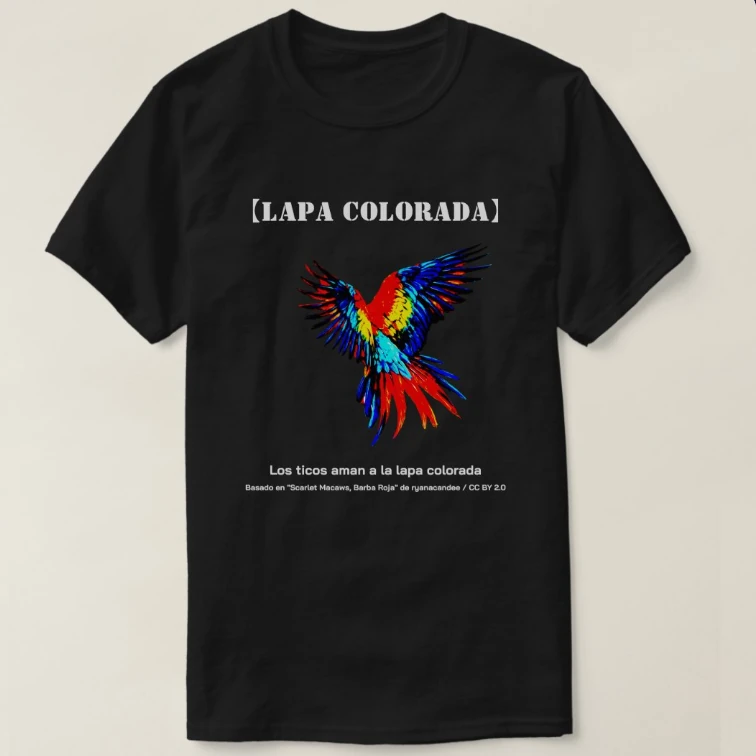 Radiant Flight Macaw(Spanish) Tシャツ