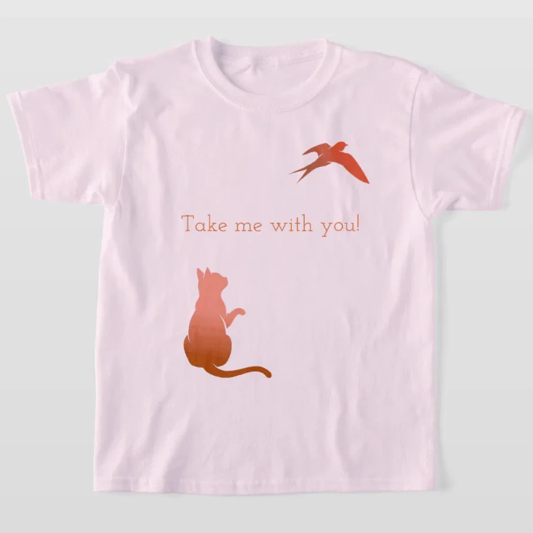 Take me with you!(Red) Tシャツ