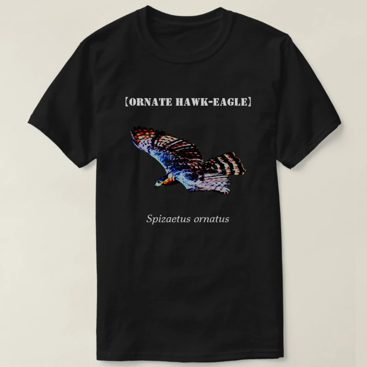 Wild bird_Ornate Hawk-Eagle Tシャツ
